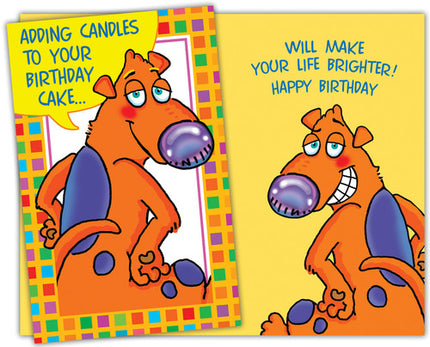 Birthday Card - Happy Birthday, Adding Candles to You Birthday Cake