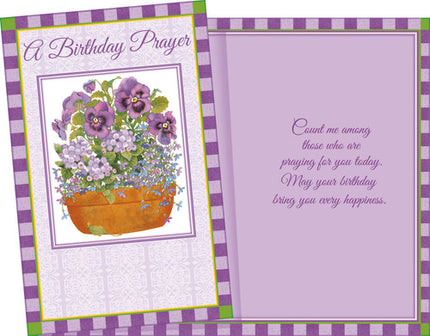 Birthday Card - Religious, A Birthday Prayer