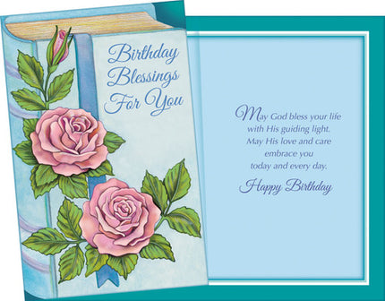 Birthday Card - Religious, Birthday Blessings For You