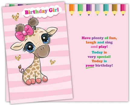 Birthday Card - Happy Birthday, Birthday Girl