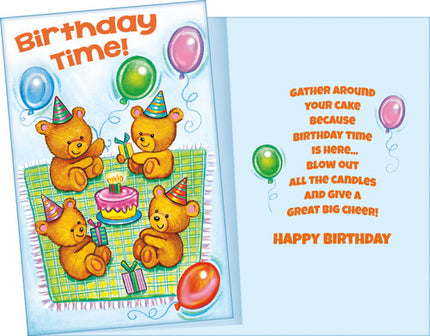 Birthday Card - Happy Birthday, Birthday Time