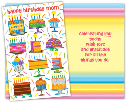 Birthday Card - to Mom, Happy Birthday