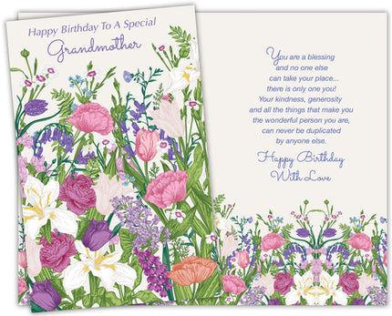 Birthday Card - to Grandmother, Happy Birthday to a Special Grandmother