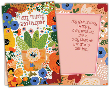 Birthday Card - to Granddaughter, Happy Birthday Granddaughter