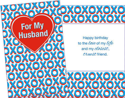 Birthday Card - to Husband, for My Husband