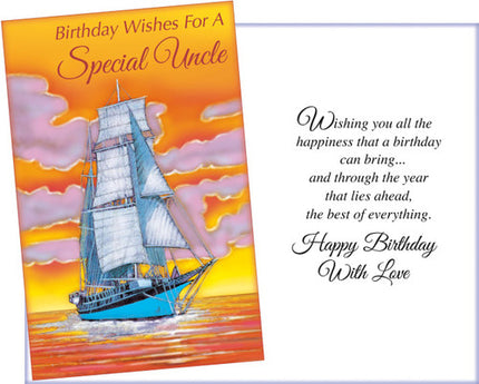 Birthday Card - to Uncle, Birthday Wishes For a Special Uncle