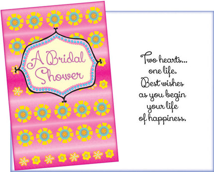 Congratulations Greeting Card - A Bridal Shower