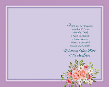 Congratulations Greeting Card - For The Bride And Groom