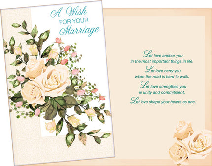 Congratulations Greeting Card - A Wish For Your Marriage