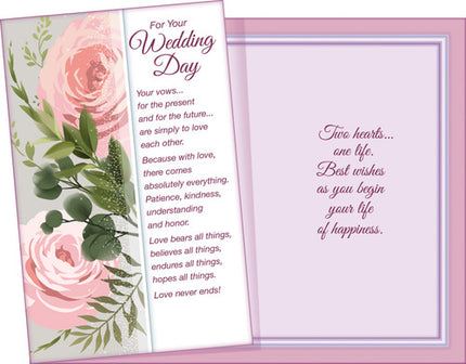 Congratulations Greeting Card - For Your Wedding Day