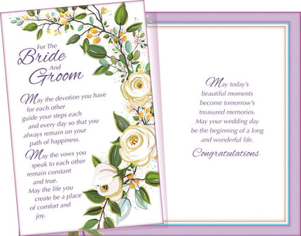 Congratulations Greeting Card - For The Bride And Groom