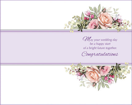 Congratulations Greeting Card - Congratulations to The Bride And Groom