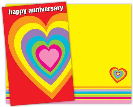 Anniversary Greeting Card - Happy Anniversary