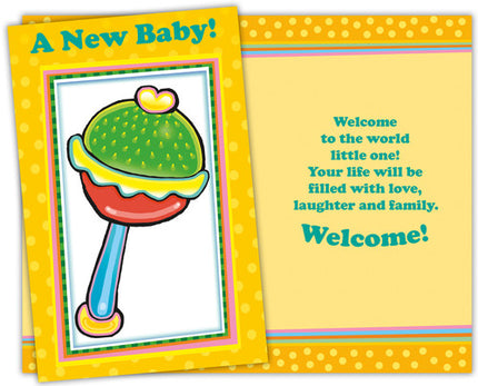 New Baby Greeting Card - A New Baby