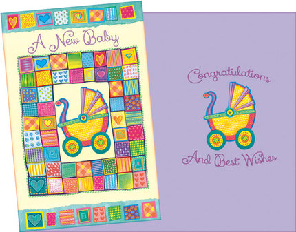 New Baby Greeting Card - A New Baby