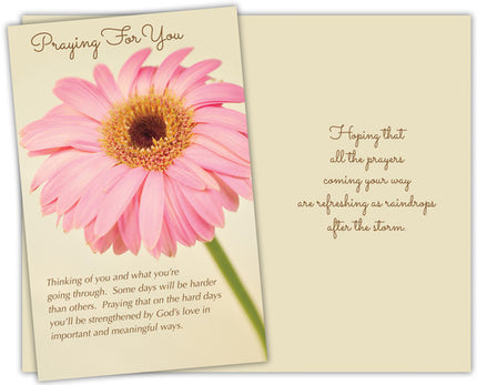 Sympathy Greeting Card - Praying For You