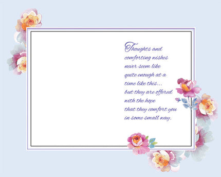 Sympathy Greeting Card - With Sympathy, In The Loss of Your Loved One