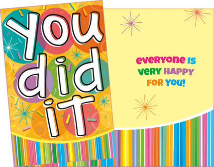 Congratulations Greeting Card - You Did It