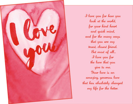 Love Greeting Card - I Love You