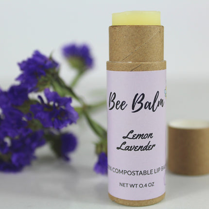 Bee Balm Co. Lip Balm, Lemon Lavender