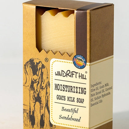 Windrift Hill Moisturizing Goat Milk Soap, Beautiful Sandalwood