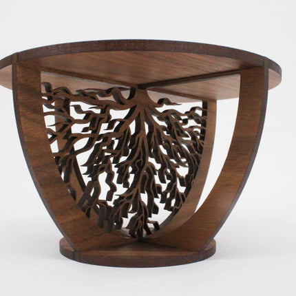 6 By 6 Arts Roots, Walnut Indoor Plant Stand