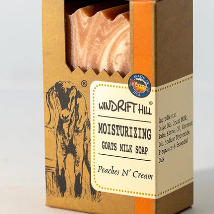 Windrift Hill Moisturizing Goat Milk Soap, Peaches 'n Cream