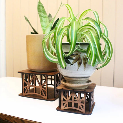 6 By 6 Arts Nature & Structure Indoor Plant Stands - Industrial Bridge