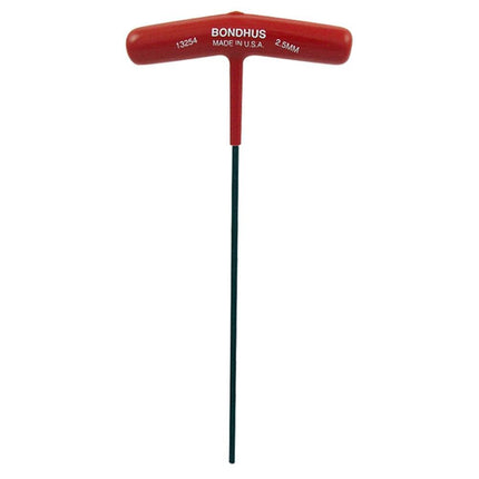 Bondhus 13254 2.5 mm Hex-Tip T-Handle with ProGuard™ Finish, single pack