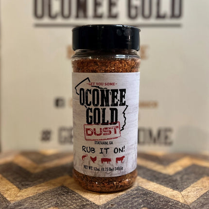 Oconee Gold Dust Rub Seasoning, 12 oz