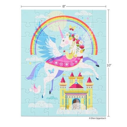 WerkShoppe 48-piece Puzzle Snax, Rainbow Unicorn