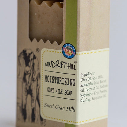 Windrift Hill Moisturizing Goat Milk Soap, Sweet Grass Hills