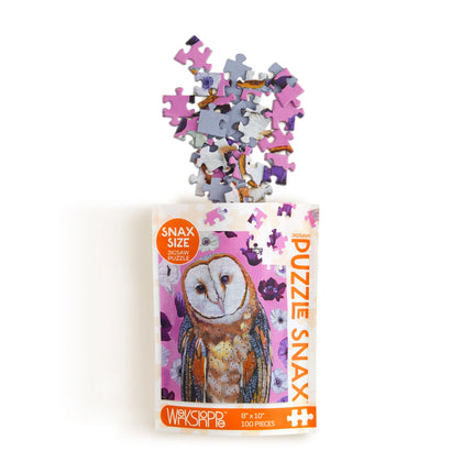 WerkShoppe 100-piece Puzzle Snax, Barn Owl