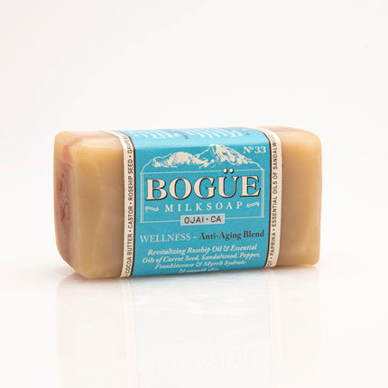 Bogue Milk Soap No.33 WELLNESS Anti-Aging Blend Goat Milk Bar Soap 4.5oz