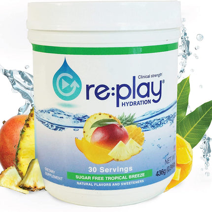 Hydration Health Products re:play Tropical Breeze, 30 Servings