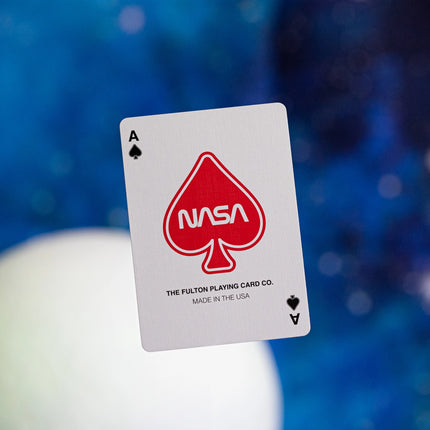 Fulton's Official NASA Worm Logo Playing Cards