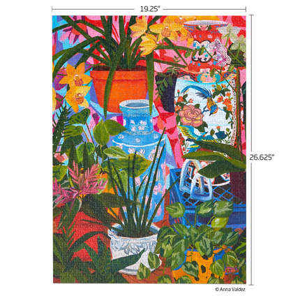 WerkShoppe 1000-piece Jigsaw Puzzle, Tropical Vases