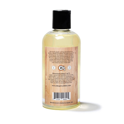 CLARK'S Cutting Board Oil, Orange & Lemon Scented